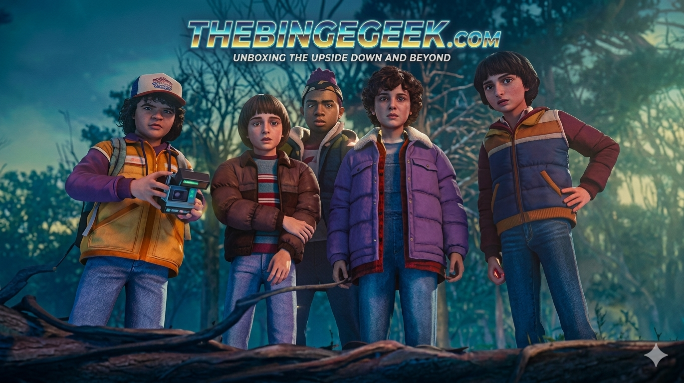 create feature image for thebingegeek.com website and improve the image quilaty