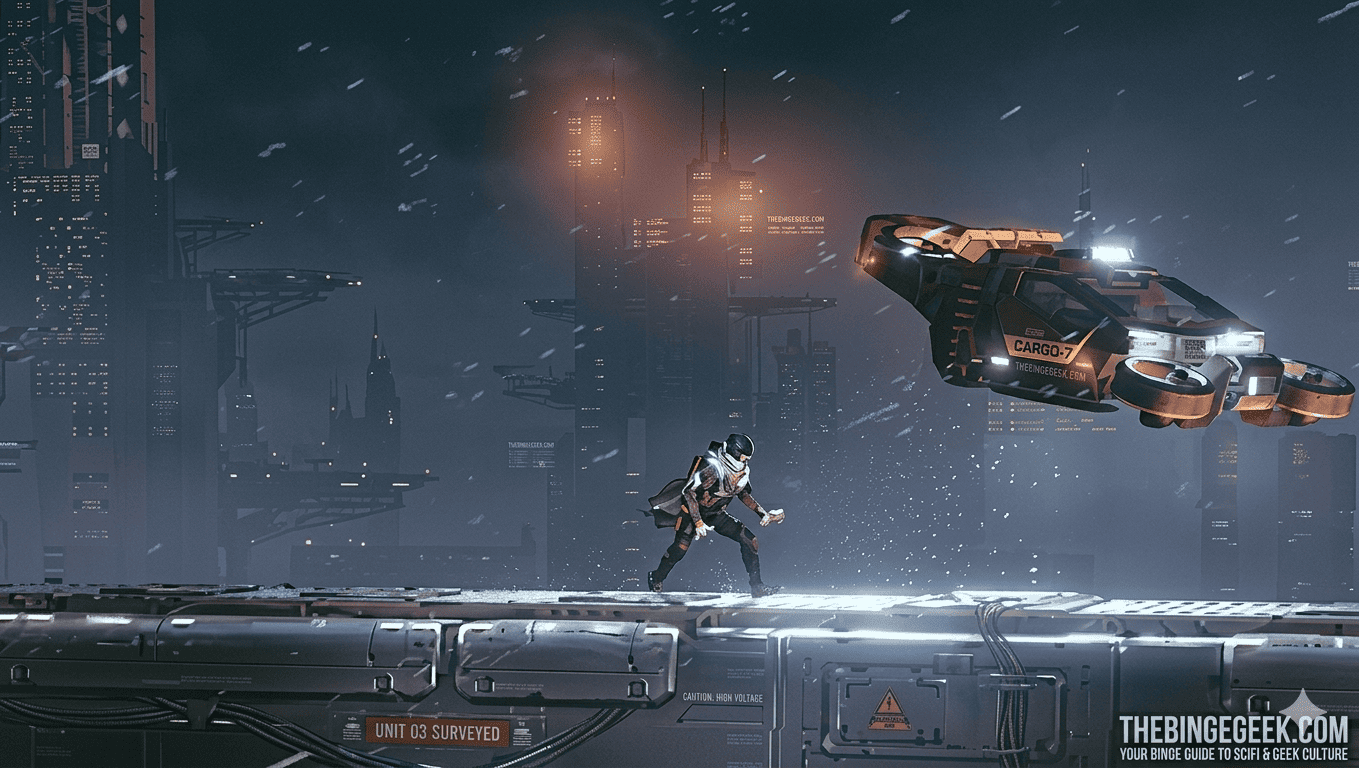 create feature image for thebingegeek.com website and improve the image quilaty