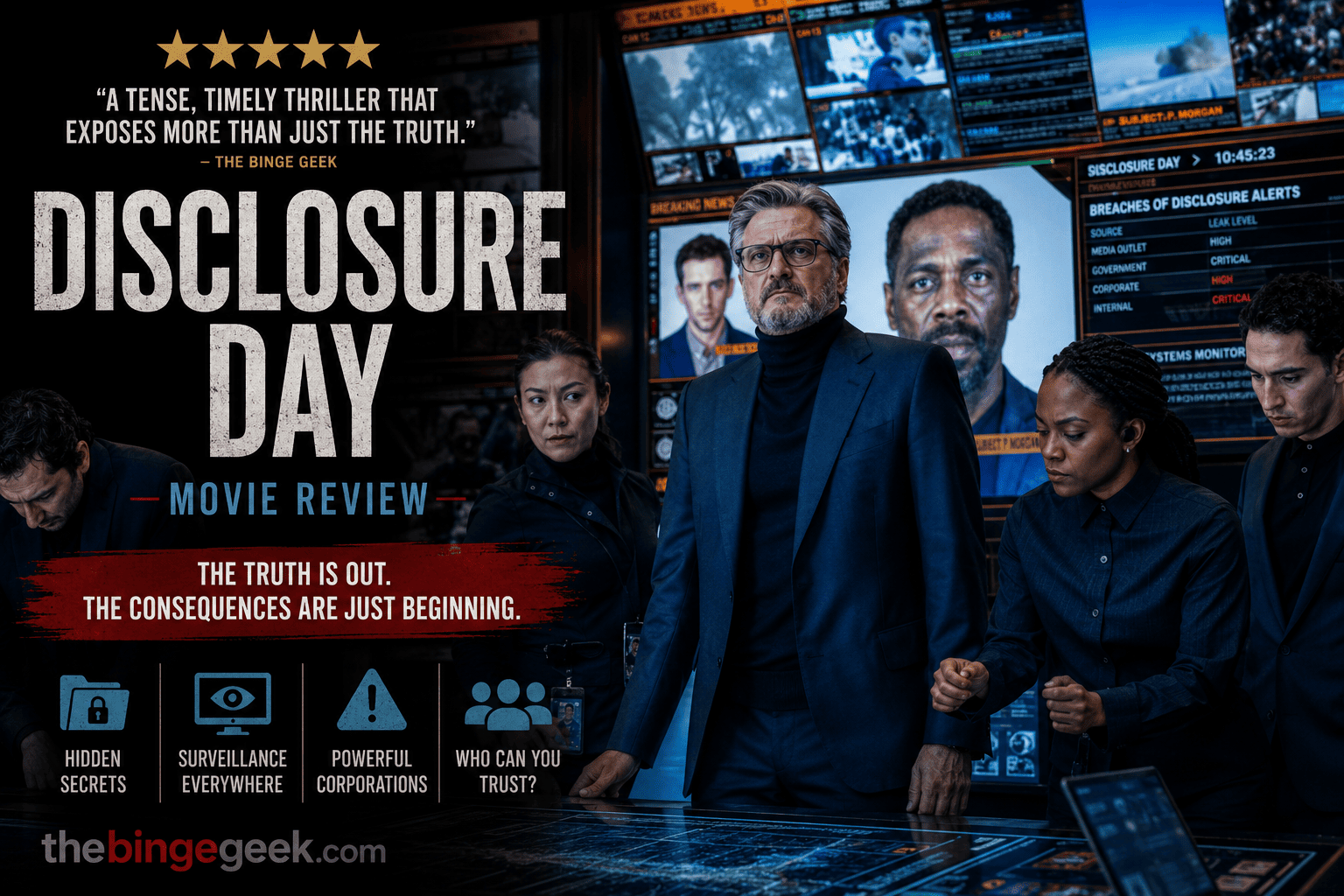 Disclosure Day Movie Review – A Ponderous Spielberg Misfire 2026