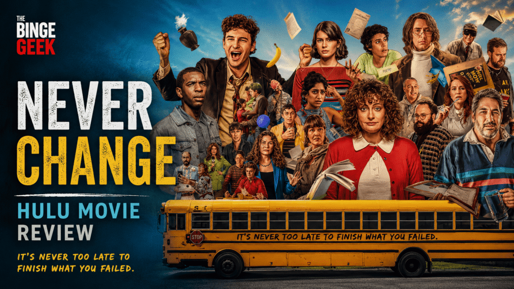 Never Change Hulu Movie Review – Change Your Mind Before Pressing Play 2026