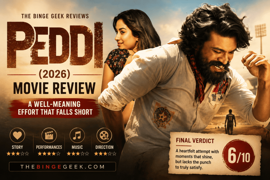 Peddi (2026) Movie Review – A Well-Meaning Sports Drama Held Back By Messy Execution 2026