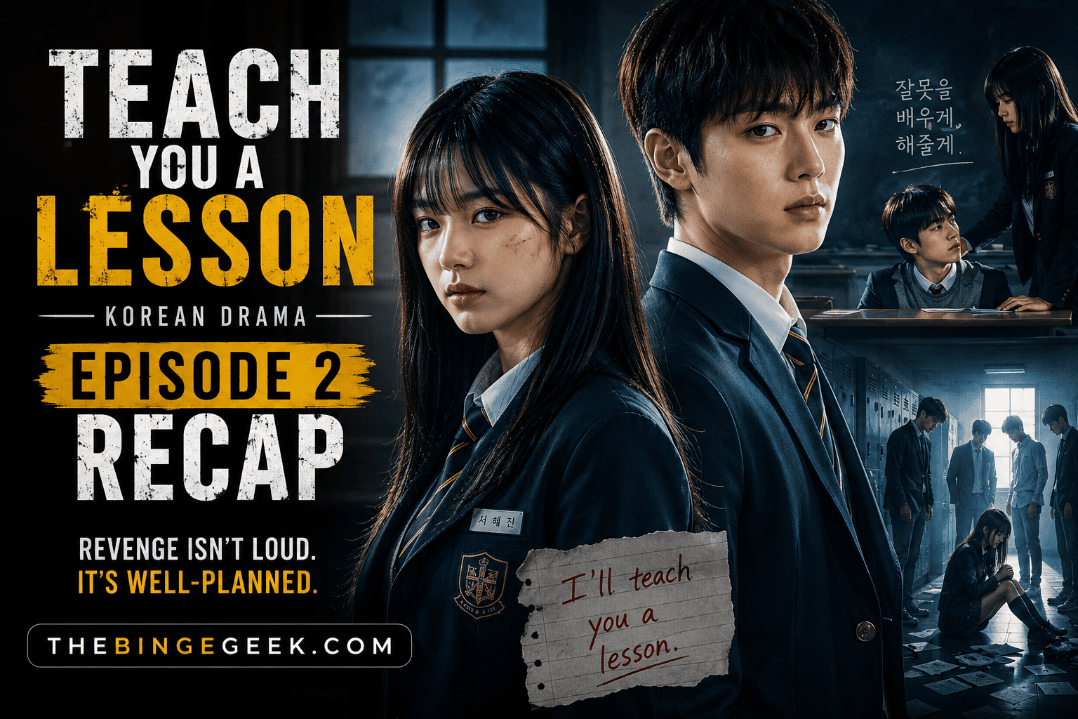 Teach You A Lesson – Korean drama Episode 2 Recap And Review 2026
