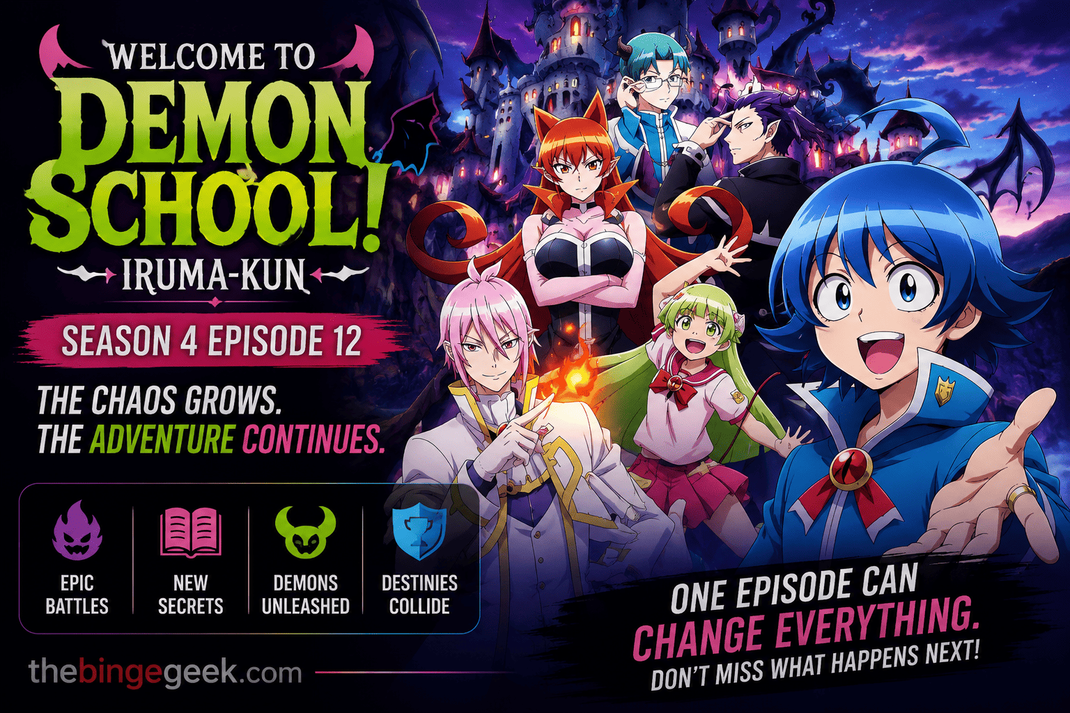 Welcome to Demon School! Season 4 Episode 12 Preview Release Date Time And Where To Watch 2026
